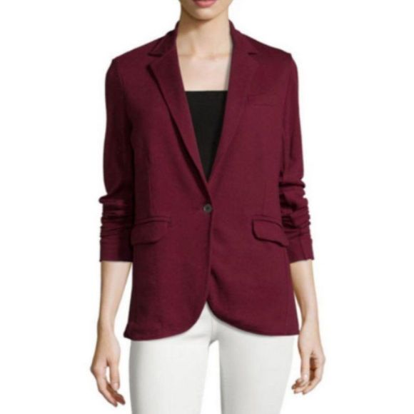 Grey State Jackets & Blazers - 💋3/$25💋 NWT Grey State Mars Dark Red Blazer Single Button Women's Size M